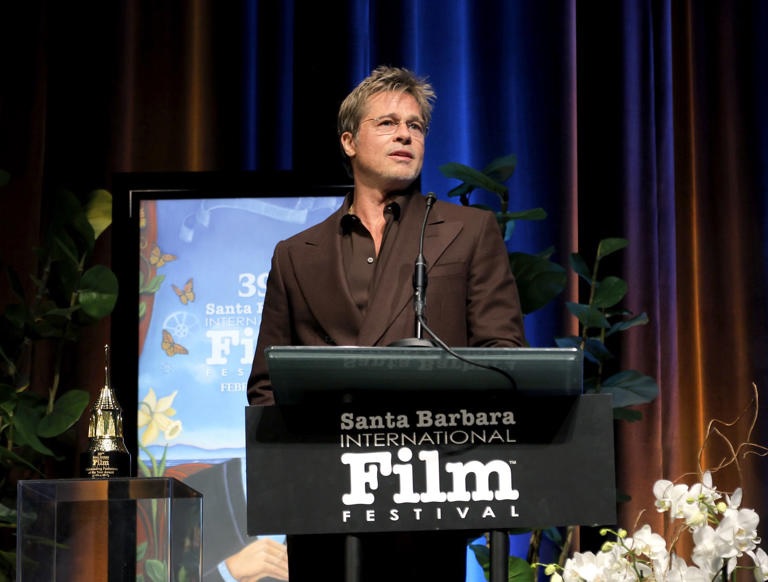 Brad Pitt in Santa Barbara